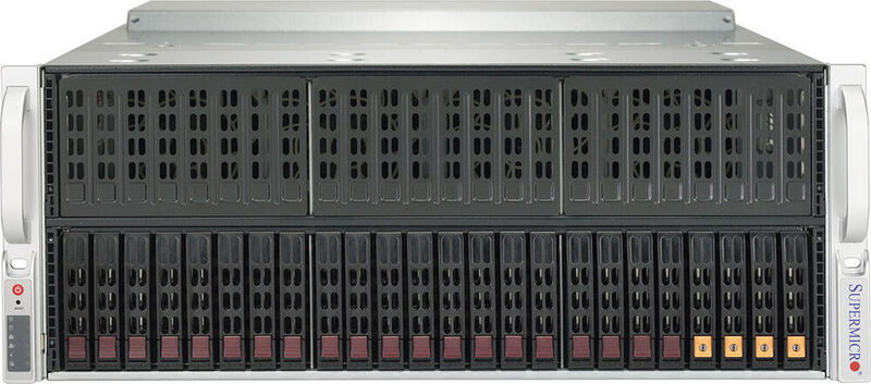 Frontansicht des Supermicro-Servers AS-4124GS-TNR (Supermicro)
