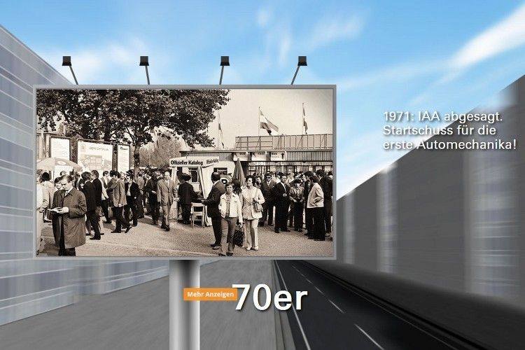 „Automechanika Erleben“ bietet Einblicke in die Anfänge der Fachmesse, (Foto: Messe Frankfurt)