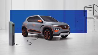 Mit der „Spring-Electric“-Studie gibt Dacia einen Ausblick auf sein erstes E-Auto auf Basis der Konzernschwester Renault K-ZE. (Bild: Renault)