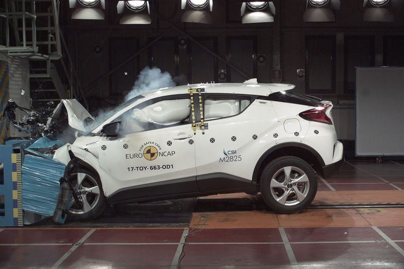 Ebenfalls sehr gut: der Toyota C-HR. (Euro-NCAP)