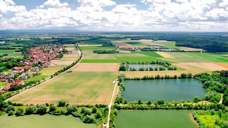 Landkreis Regensburg, Blick auf die Seen nahe Geisling: Hier soll ein Hyperscale-Rechenzentrum entstehen. Doch die Bürger sehen die Natur durch das Vorhaben gefährdet.(Bild:   / CC0)