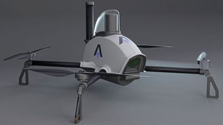 Fahrzeug- und Geländeüberwachung: Der Logistikdienstleister Mosolf setzt aktuell an einem ersten Standort eine autonome Drohne des Berliner Anbieters Arrowtec ein. (Bild: Arrowtec)