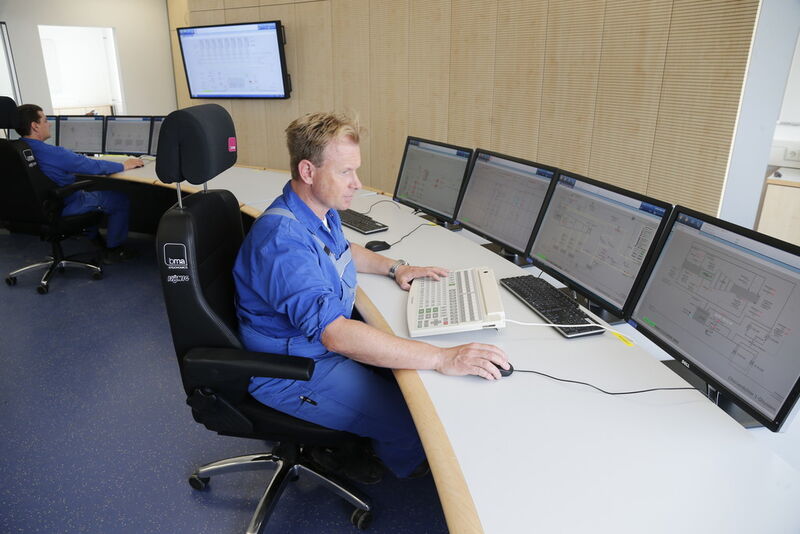 Inside the control room (Picture: Akzo Nobel)