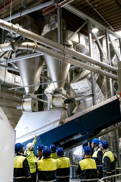 Das neue Fließband des Recyclingunternehmens Ecoplast (Peterreiter Photo/ Borealis)