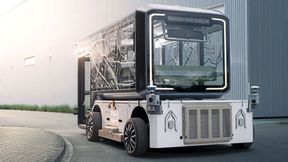 Durch die Trennung von Driveboard und Applikation wird das fahrerlose Fahrzeug U-Shift II zum Multitalent für Shuttle- und Logistikdienste. (Bild: KIT)