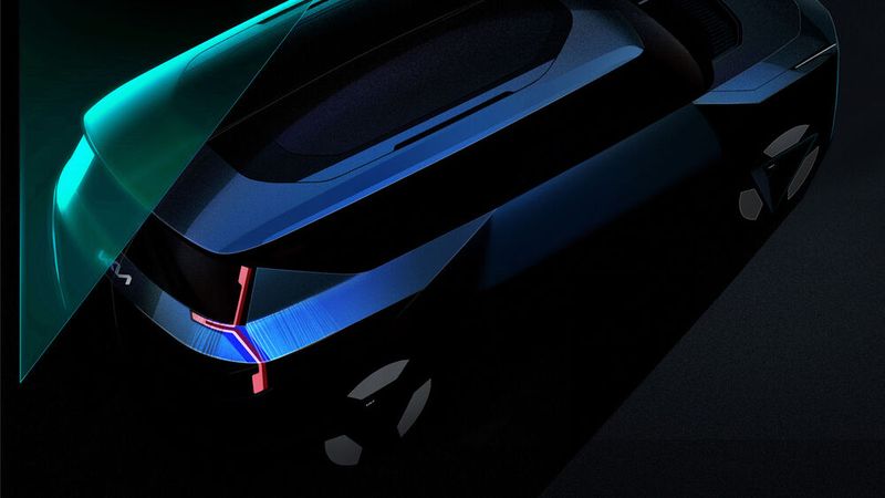 Kia gibt auf der Automesse in Los Angeles einen Ausblick auf den EV9. (Bild: Kia)