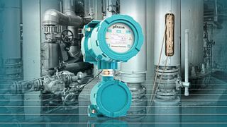 Der neue PIOX S 831 nutzt Ultraschallsignale zur Messung der Durchflussgeschwindigkeit und zur Bestimmung der Dichte einer Flüssigkeit.  (Flexim)