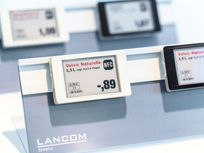 Wireless ePaper: Digitale Preisschilder mit WLAN. (Lancom)