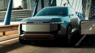 So könnte der neue, elektrifizierte Land Cruiser von Toyota aussehen. (Bild: Toyota)