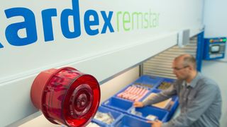 Lagersysteme plus Brandschutz. Bei Kardex Remstar bekommt der Kunde beides aus einer Hand. (Kardex Remstar)