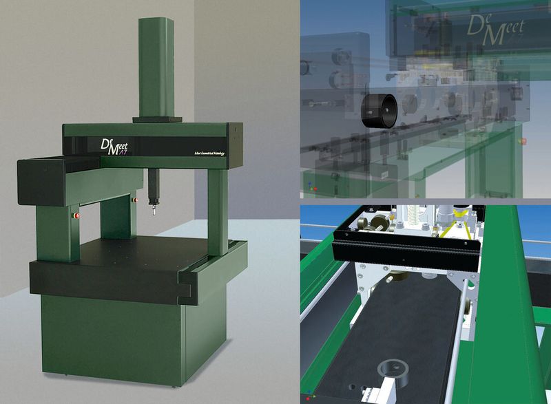 Schut Geometrische Meettechniek schützt die Endlagen der neuen Taster Messmaschine DeMeet-A7 mit speziell gefertigten ACE Strukturdämpfern der TUBUS TR-Serie.  (Bild: ACE / Schut Geometrische Meettechniek)