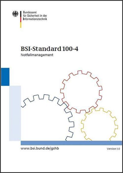 Stolze 123 Seiten lang ist der „BSI-Standard 100-4 Notfallmanagement“ den es als PDF-Datei zum Download gibt. Die Buchveröffentlichung „Notfallmanagement – BSI-Standard 100-4 zur Business Continuity“ kann beim Bundesanzeiger Verlag (ISBN: 978-3-89817-693-4; 39,80 €) bezogen werden. (Archiv: Vogel Business Media)