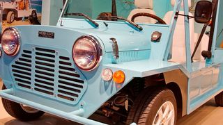 Auf dem Pariser Salon zu sehen: der Duprat Nosmoke. Er ist ein Nachbau des Mini Moke. (sp-x)