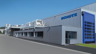 Der zweite Schütz Standort in Frankreich: das neue, hochmoderne Werk in Saint-Étienne. (Bild: Schütz)