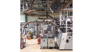 Der rasche Strukturwandel im Medienbereich wirkt sich seit längerer Zeit negativ auf die Auftragslage für Produktionsanlagen für die grafische Industrie aus, weshalb sich die Ferag AG zum Abbau von bis zu 150 Stellen gewzungen sieht.  (Ferag AG)