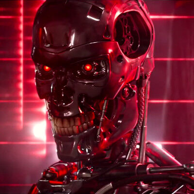 Szene aus dem Film "Terminator: Genisys". Forscher und Technologie-Industriegrößen wie Stephen Hawking, Noam Chomsky, Steve Wozniak und Elan Musk warnen in einem offenen Brief von der Entwicklung von Künstlicher Intelligenz für moderne Waffensysteme.