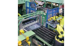 Wegen der geringen Einbautiefe sind die Reinigungssysteme von Wandres einfach in Fertigungslinien zu integrieren.  (Wandres)