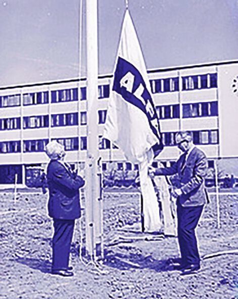 1963: Aus AB Separator wird Alfa Laval. Das Unternehmen produziert neben Separatoren und Wärmeübertragern inzwischen auch Fluidsysteme wie Pumpen. 
 (Alfa Laval)