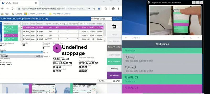 Die Plattform Forcam Force Bridge nutzt die erste offene Programmierschnittstelle für die intelligente Fertiung, um den Datenaustausch zwsichen Applikationen zu ermöglichen.  (Forcam)
