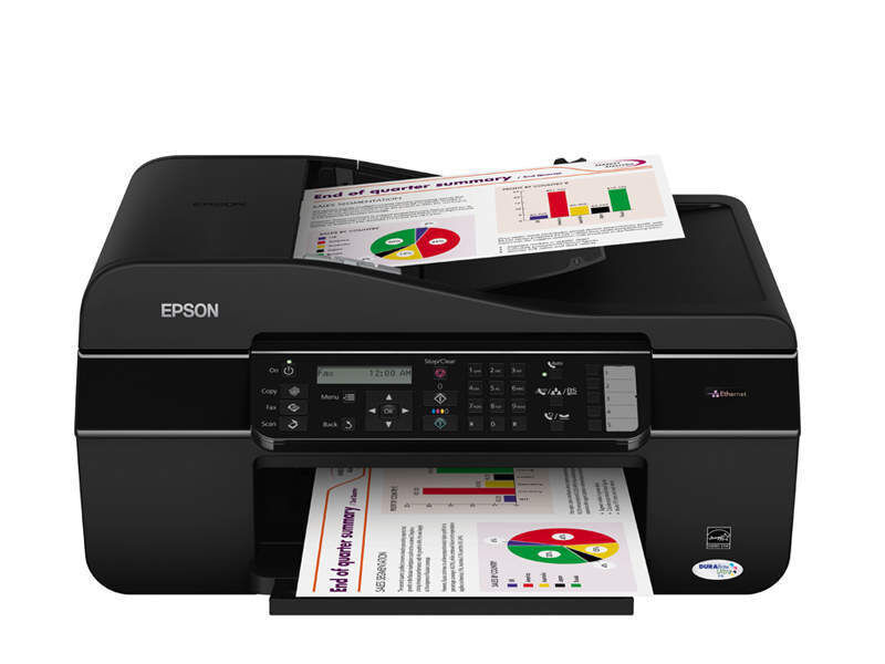 Großvolumige Tintenpatronen sollen beim Stylus Office BX310FN für niedrige Druckkosten sorgen, die laut Epson mit denen von Laserdruckern vergleichbar sind. (Archiv: Vogel Business Media)