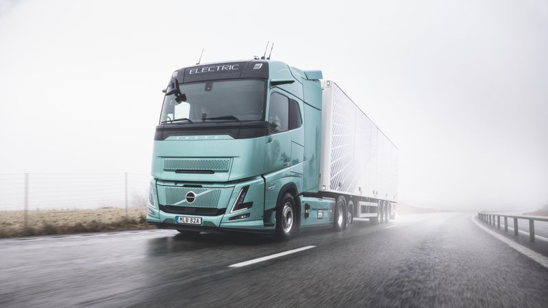 Volvo Trucks bringt den den neuen FH Aero Electric im Jahr 2026 auf den Markt.(Bild: Volvo Trucks)
