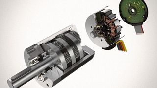 Die drehmomentstarke BXT Motoren wurde um darauf abgestimmte Getriebe sowie integrierte Encoder und Speed Controller erweitert. (Faulhaber)