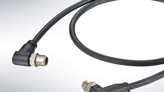 M12-Steckverbinder sind aus der Industrie nicht mehr wegzudenken – Harting hat sein M12-Systemkabel-Portfolio jetzt um D-kodierte umspritzte Systemkabel erweitert. (Bild: Harting)