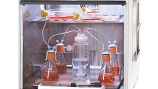 Die Gasmischsstation von Kühner für die Zellkultur (Kuhner)