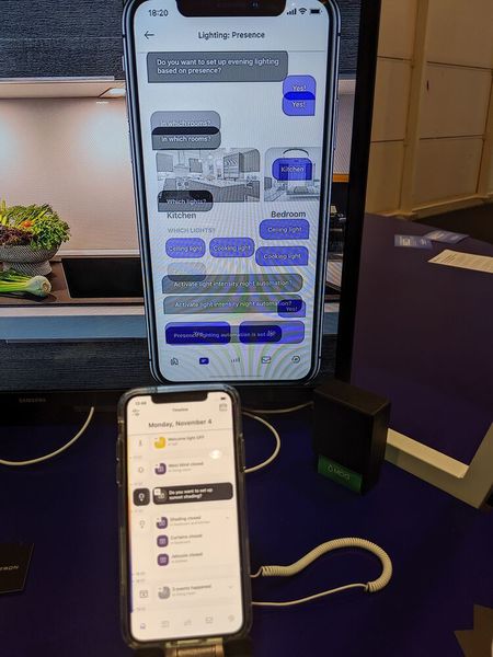 Chatbots helfen dabei, die Regeln für die Smart-Home-Anwendungen festzulegen. (Oliver Schonschek)