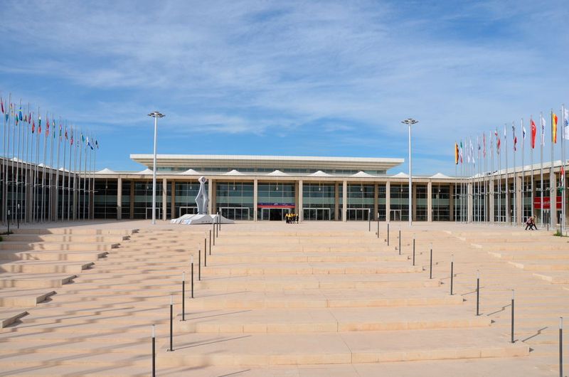 Das neue Messegelände auf dem die AMB Iran stattfand: das Teheraner Messegelände Shahr-e-Aftab. (Jablonski)