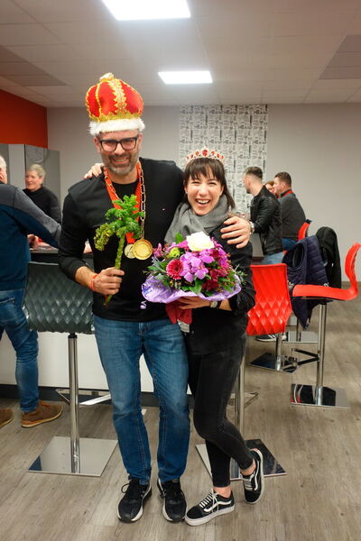 Kohlkönig Frank I. und Kohlkönigin Valeria I. wurden gekrönt. (Vogel IT-Medien GmbH)