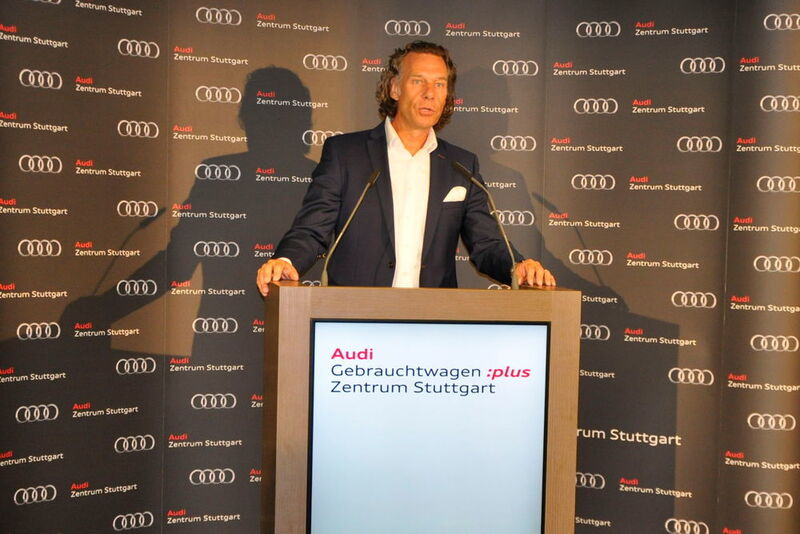 Gunnar Severin, Geschäftsführer Audi Stuttgart, will  in diesem Jahr noch 2.550 Gebrauchtwagen verkaufen. (Schwickal/»kfz-betrieb«)