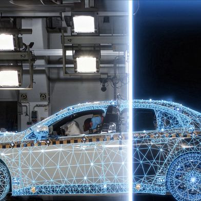 BMW kann auf einen historischen Datensatz aus virtuellen Crashsimulationen von mehr als einem Petabyte zugeifen und damit sein industrielles KI-Modell trainieren. (Bild: BMW)