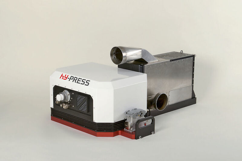 Hy-Press-III: Das Lasererwärmungsmodul zum Schneiden hochfester Bleche verspricht eine Kantenqualität mit einem Glattschnittanteil von über 90 % und erweitert die Prozessgrenzen bei Umformvorgängen. (Fraunhofer-IPT)