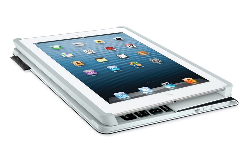 Dank dem Keyboard Folio von Logitech können iPad und iPad mini nun mit einer vollwertigen Tastatur ergänzt werden. (Bild: Logitech)