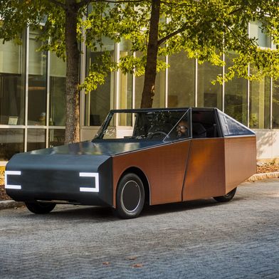 The Solar Coupé Luminetta is likely to lead the way in terms of sustainability. Visually, the concept has room for improvement. (Source: BMW/Clemson University)