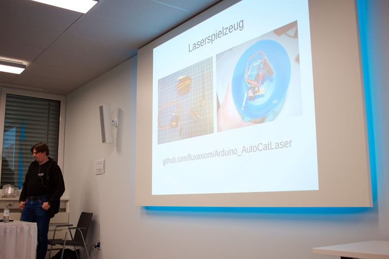 Einer der zahlreichen Vorträge zeigte, wie man seine Katzen 