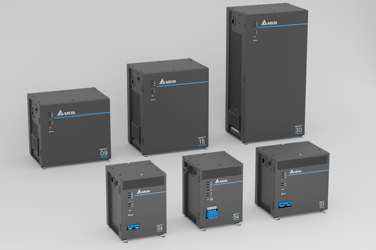 Delta Electronics erweitert sein Portfolio im Bereich industrieller Batterie-Ladesysteme um das neue Multi-Port Charging System der Moovbase Serie.(Bild:  Delta Electronics)