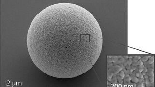 Mikroskopische Aufnahme der ungeordneten Nanokristalle (Bild: A. Morandi / ETH Zürich)