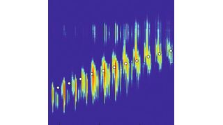 Ausschnitte aus einem zweidimensionale Kontourplot der massenspektrometrischen Detektion. ... (Universität Rostock)