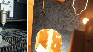 Schneidige Weltpremiere! Auf der Euroblech 2024 wird Microstep Europa erstmals die neueste Generation der 2D-Laserschneidmaschine MSE Smart vorstellen. Mit ihrer 60-Kilowatt-Laserleistung kann sie jetzt deutlich über 50 Millimeter dickes Material schneiden. (Bild: Microstep Europa)