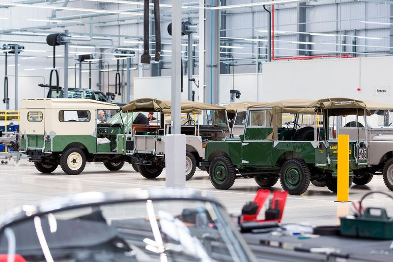 Produziert wurden die Land Rover Series 1 vom Jahr 1948 bis 1958. (Jaguar Land Rover)