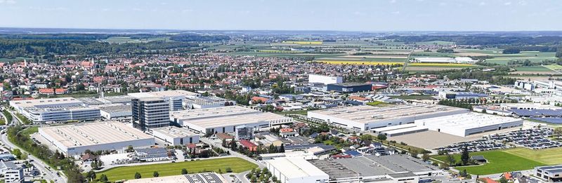 Das Stammwerk von Grob in Mindelheim (D). (Bild: Grob-Werke)