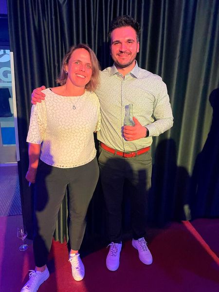 Sergio Gagliardi, Herweck, mit Sylvia Lösel, IT-BUSINESS (Bild: Vogel IT-Medien)