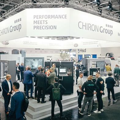Im Fokus der Präsentation von Chiron in Halle 10 am Stand C52 stehen produktive Konzepte für Einzelteile, Kleinserien und Variantenfertigung – insbesondere für Stahl, anspruchsvolle Werkstoffe und komplexe Anwendungen.  (Bild: Chiron)