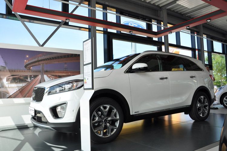 Auf einer Highlight-Fläche kann ein besonderes Modell präsentiert werden. (Foto: Wehner)