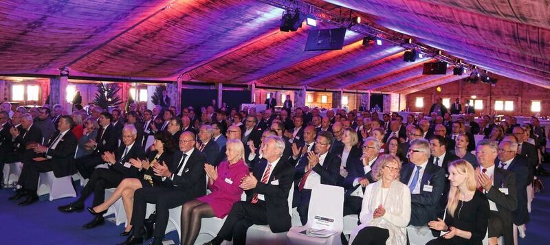 Rund 180 Gäste besuchten den Offiziellen Empfang anlässlich des 100-jährigen Firmenjubiläums von Cloos. (Cloos)