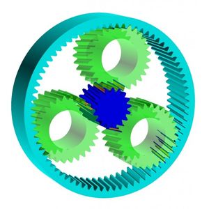 Mit der Kontaktanalyse lassen sich nun die exakten Durchbiegungen der Wellen von Sonnenrad, Planetenrad und Hohlrad berücksichtigen.