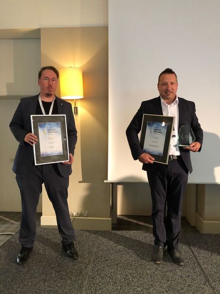 In der Kategorie „Cloud Server“: Platin an Hetzner Online (r.), Gold an Netcup (l.) und Silber an Host Europe (Vogel IT-Akademie)