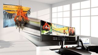 Fernbedienstation Demag ROS: Bediener können Krane von einem beliebigen, komfortablen Arbeitsumfeld aus steuern. (Bild: Demag)